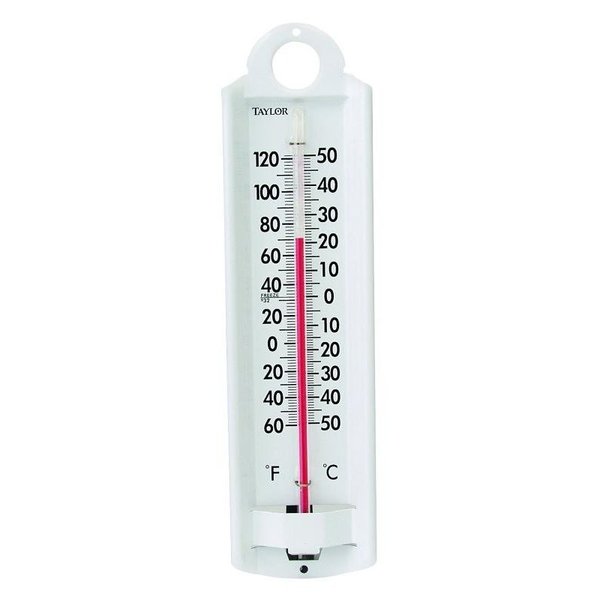 Taylor Thermometer, Analog, 60 to 120 deg F, Aluminum Casing 5135